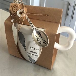 Mudpie • tea mug with spoon